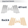 Mazda CX-8 (2018-2023) Silver Tone 10 Pcs Door Pillar Window Trim