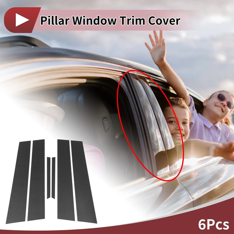 Toyota Reiz 6 Pcs Car Door Pillar Window Trim (2010–2016)