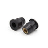Motorcycle 20Pcs Black Rubber Windscreen Windshield Screen Well Nuts