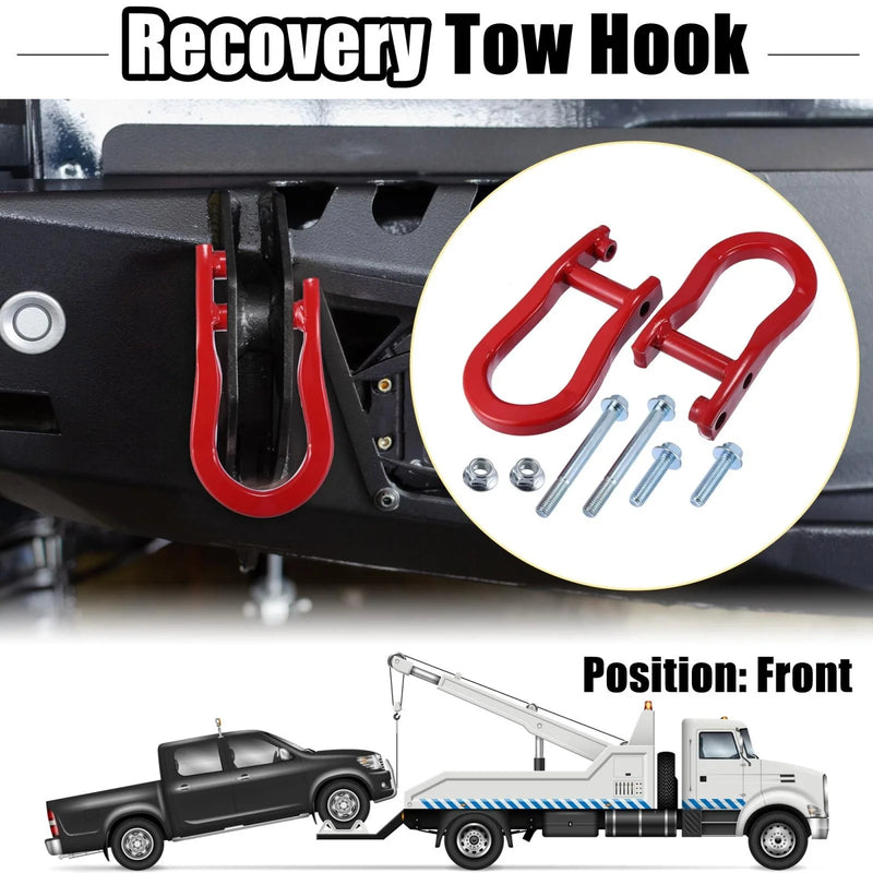 Chevy Silverado 1500 Front Recovery Tow Hook Kit (2007-2018)