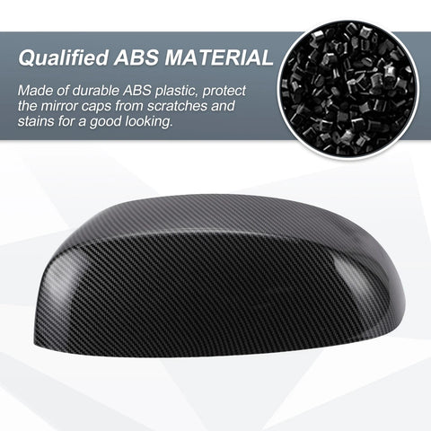 Chevrolet Avalanche 1 x Rearview Mirror Cover Cap Black Carbon Fiber