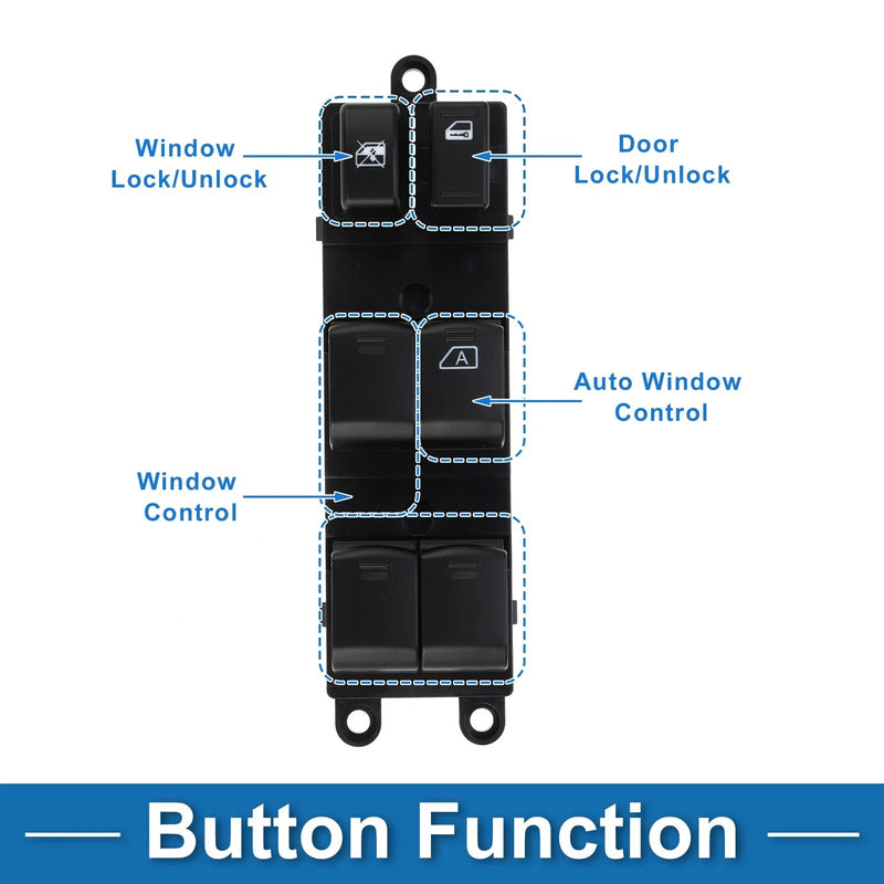 Nissan Frontier, Xterra, Navara Power Window Switch (2005-2019)