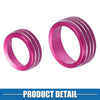Dodge Durango 2014-2020 - Set of 3 Pink AC Radio Switch Knob Cover Decals