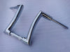 Harley Sportster, Yamaha Vstar 12" Rise 2" Chrome Ape Hanger Handlebar