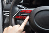 Hyundai Elantra 8Pcs Red Steering Wheel Button Cover Trim (2021–2023)