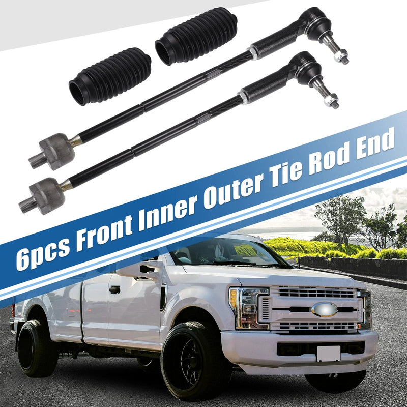 Ford Mustang 6 x Front Inner Outer Tie Rod Ends (2005-2010)