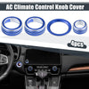 Honda CR-V 2017-2021 Blue 4pcs AC Knob Covers