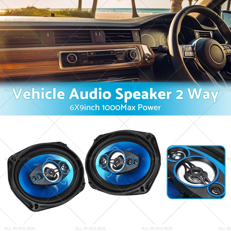 HiFi Audio 6x9''  Coaxial Car Door Speakers (1000W)
