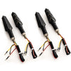 Motorcycle - Universal 4 x Blinker Lights Amber LED Turn Signal Indicators