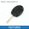 Ford C-Max 3 x Keyless Entry Remote Fob Shell Case (2003-2008)