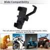 Motorcycle Rearview Mirror 4.7-7.2 Inches Phones Phone Mount