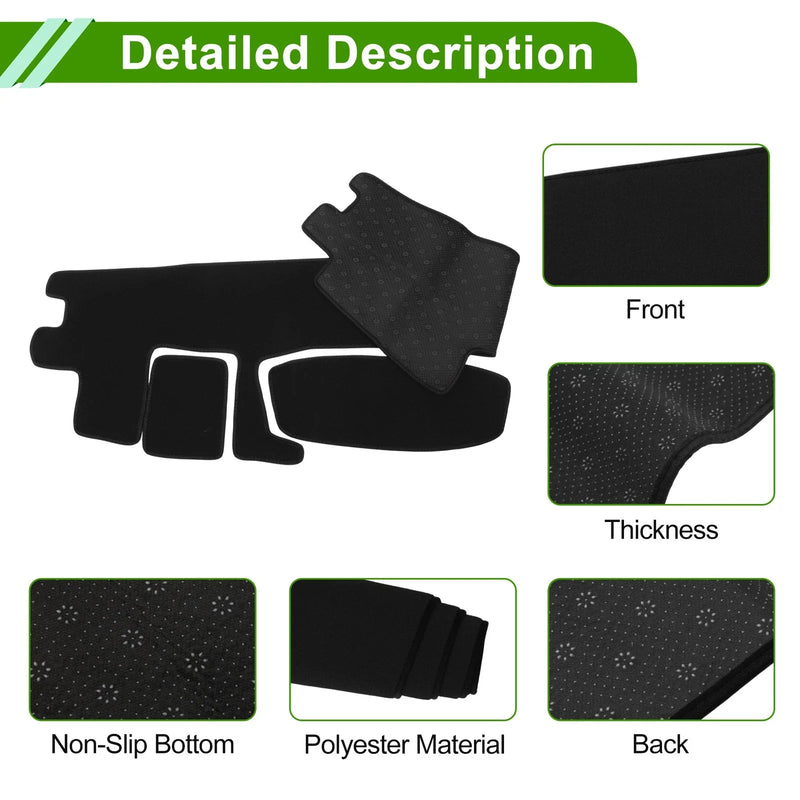 Toyota Roomy Tank (2016-2020) 1 Pcs Anti-Slip Dashboard Cover Black