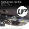 Porsche Cayenne (2010-2015) Black Leather Anti Kick Pad Sticker