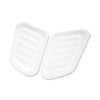 Make & Model White Vent Car Intake Scoop Air Flow Hood Decorative Cover