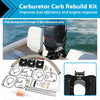 Yamaha 2-Stroke 40 / 50HP Outboard Motor 3 x Carburetor Rebuild Kit