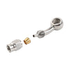 Motorcycle 10.2mm Stainless Steel AN-3 28�� Eye Banjo Hose Ends