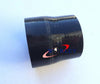 Car 76mm to 102mm Silicone Straight Reducer Hose Coupler