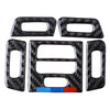 BMW 3 Series E90 E92 E93 Real Carbon Fiber Air Vent Outlet Cover Trim