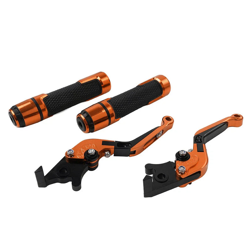 Benelli BN302S Orange Extendable Brake Clutch Levers & Handlebar Grips