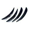Car 4pcs Black Wheel Eyebrow Arch Trim Fender Flares