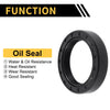 5 x Oil Seal Seal Ring Rotary Shaft Seal NBR Rubber 40x56x12mm Black