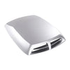Silver Universal Car Decorative Air Flow Intake Hood Scoop Vent Cover