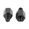 2 x 8mm LH to 8mm RH Black Motorcycle Rearview Mirrors Adapter Bolts Screws