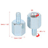 Motorcycle Bike 2 x Rearview Mirror Adapters 8mm RH to 6mm RH