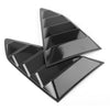Chevy Camaro Carbon Fiber Rear Side Window Louver Covers (2016-2018)