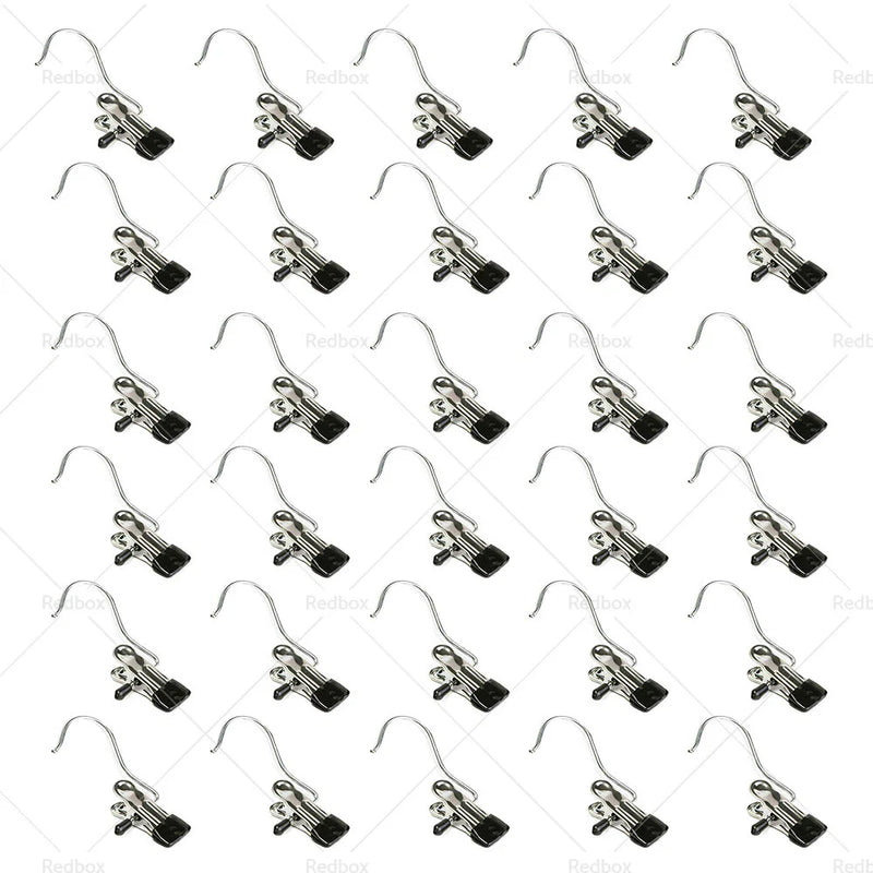 Scarf Belt Shoe Boots Hanger 30PCS Metal Hook Pins Clips