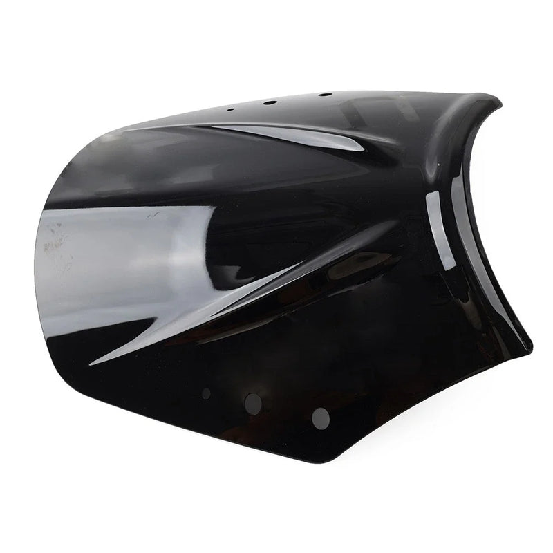 Universal Motorcycle - Black Plastic Windshield Deflector