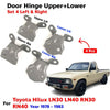 Door Hinge Upper Lower L+R Set 4 Fits Toyota Hilux RN30 RN40 Pickup 1979-83 D08