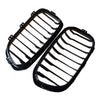 BMW F20 F21 2 x Front Kidney Grille Gloss Black (2015-2017)