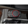 BMW 5 Serie 2011+ Blue Center Multimedia Controller Knob Cover Ring Trim fit