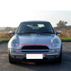 Mini Cooper R50 R53 Carbon Fiber Car Front Grill Air Outlet Net Bumper fit