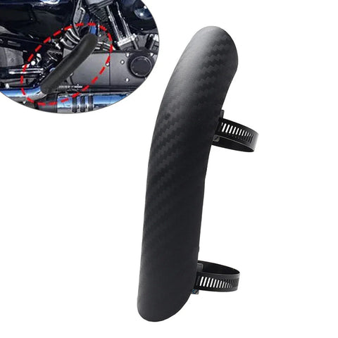 Motor - Matte Black Universal Exhaust Muffler Pipe Heat Shield Cover
