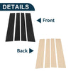 Toyota Sequoia 4 Pcs Door Pillar Window Trim (2008–2014)