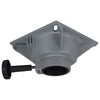 Standard Seat Boat Pedestal Combo Floor Plug + Post + 360° Seat Swivel