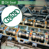 Oil Seal 15.8x20x3mm TPU Rotary Shaft Seal High Pressure Green 5 pcs
