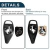 BMW Carbon Fiber Black Center Console 1 Set Gear Shift Knob Button Cover
