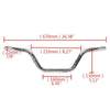 Honda Yamaha Suzuki 7/8'' Chrome Drag Handlebar