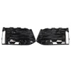 Audi A6 C8 Front Lower Fog Light Frame Covers Glossy Black (2023-2025)