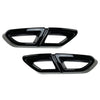 VW Passat Glossy Black Rear Exhaust Muffler Tail Pipe Cover (2016-2019)