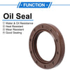 MakeModel Oil Seal 35x52x7mm 2 x Seal Ring Shaft Seal FKM Rubber Brown