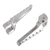 DUCATI Monster 696 796 Rider Front Silver Footpegs Kit (2009-2013)