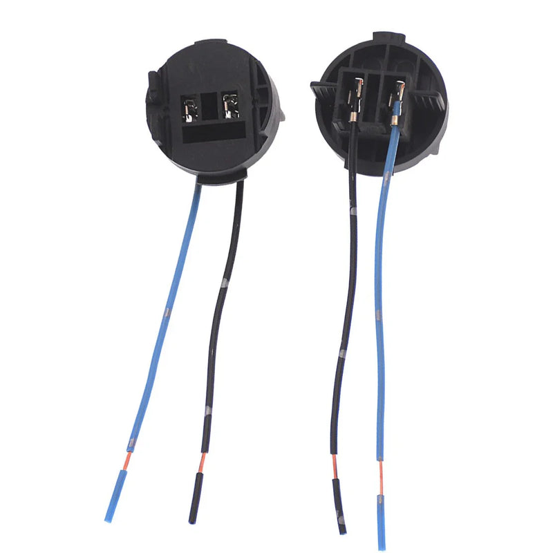 Hyundai Kia H7 Halogen Light Cable Connector Holder Adapter 2 x