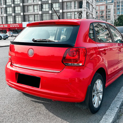 Volkswagen Polo 6R 6C Gloss Black Rear Boot Spoiler Lip (2009-2017)