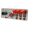 Racing Car 5 in 1 Ignition Toggle Switch Panel Engine Start Push Button