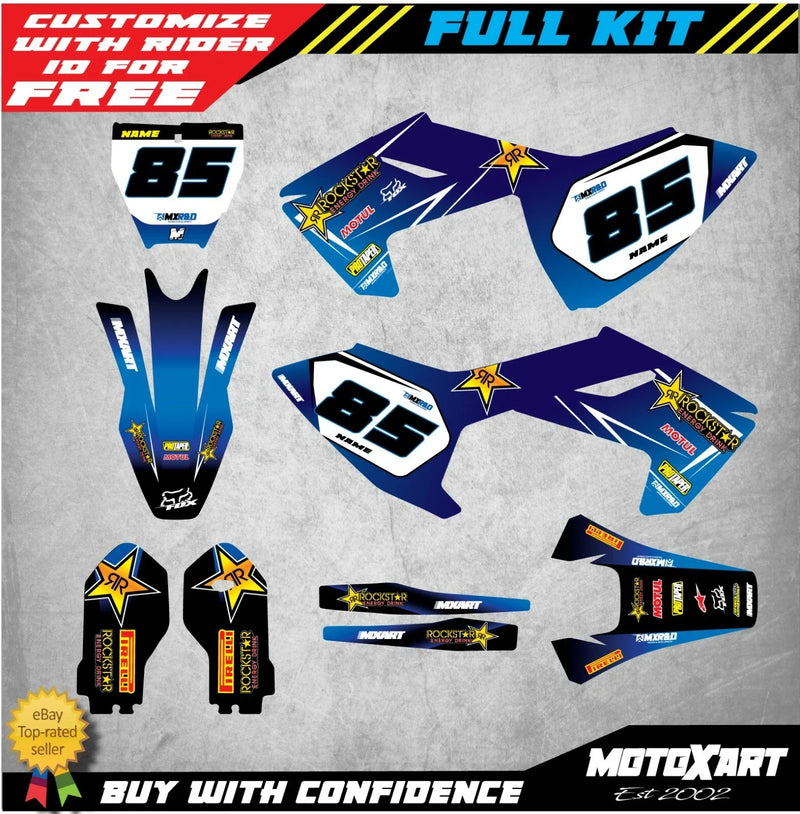 Husqvarna TC 85 Custom Graphic Kit WARP Style (2018-2020)