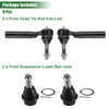 Chevrolet Tahoe 4pcs Front Suspension Kit Tie Rod End